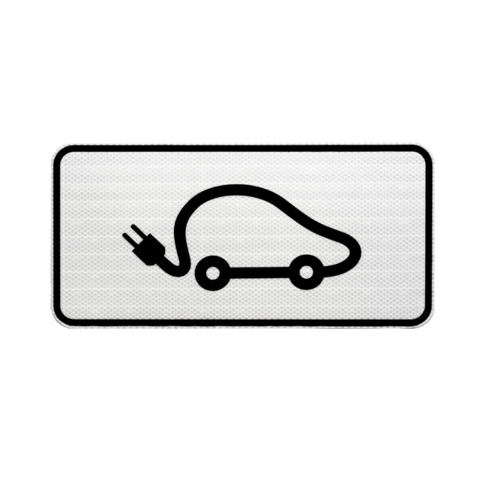 Znak parkingowy EV (pojazd elektryczny)